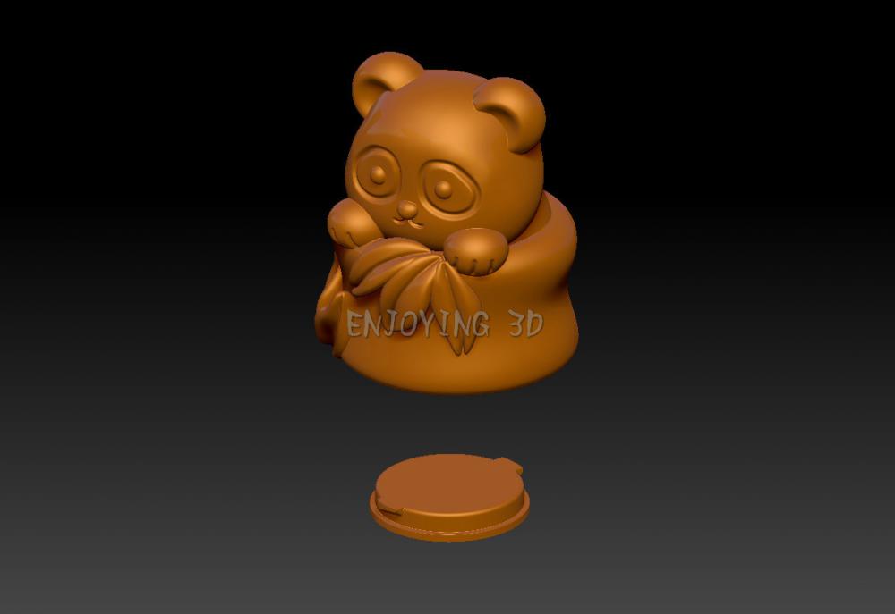 熊貓-存錢罐3D打印模型
