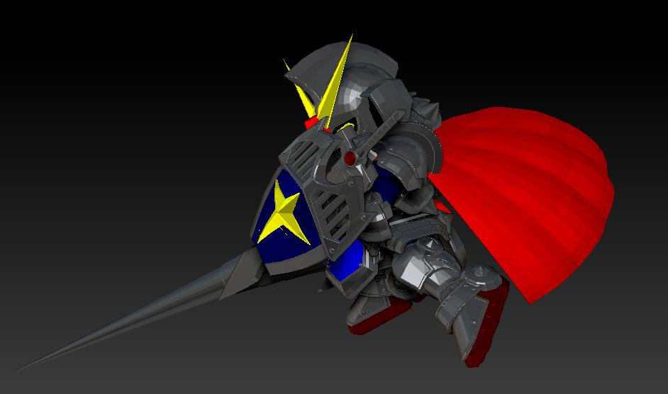 SD騎士高達3D打印模型