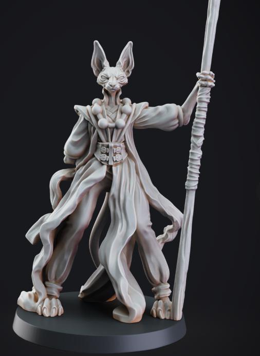 無毛貓（比魯斯）3D打印模型