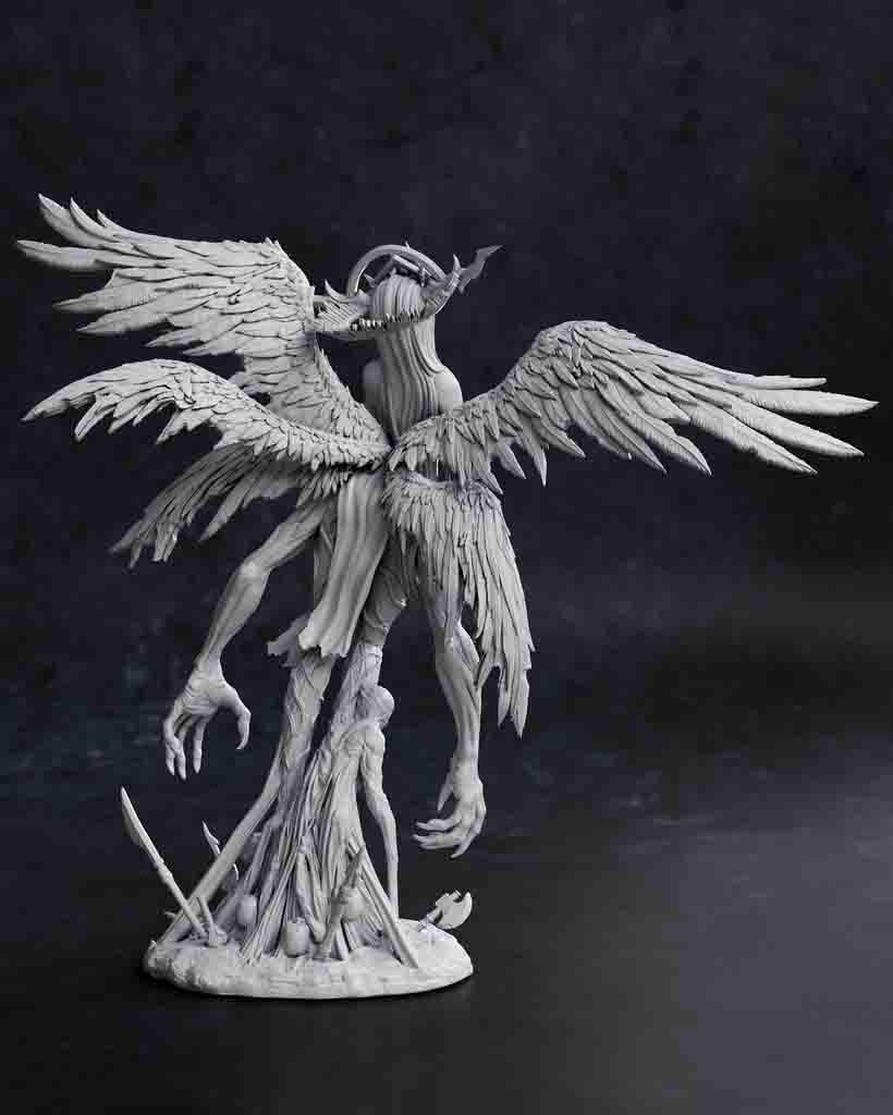 墮落天使3D打印模型