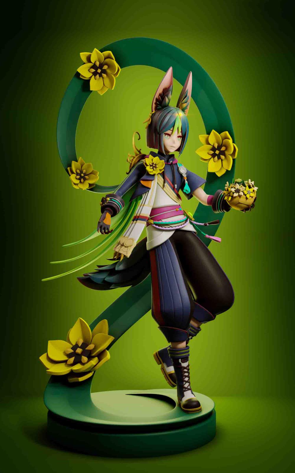 【原神】提納里3D打印模型