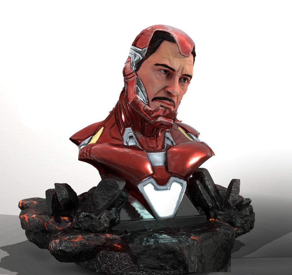 鋼鐵俠 胸像3D打印模型