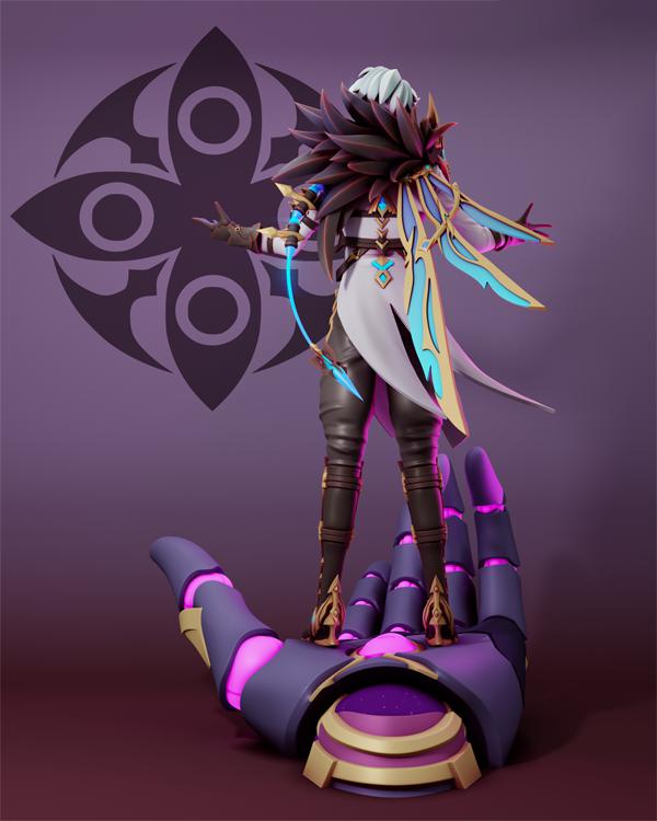 原神 博士 拆分3D打印模型