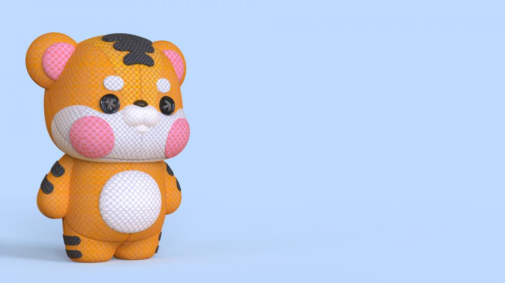 卡通布老虎3D打印模型