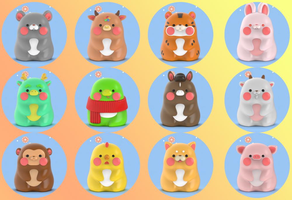 12生肖特價(jià)3D打印模型