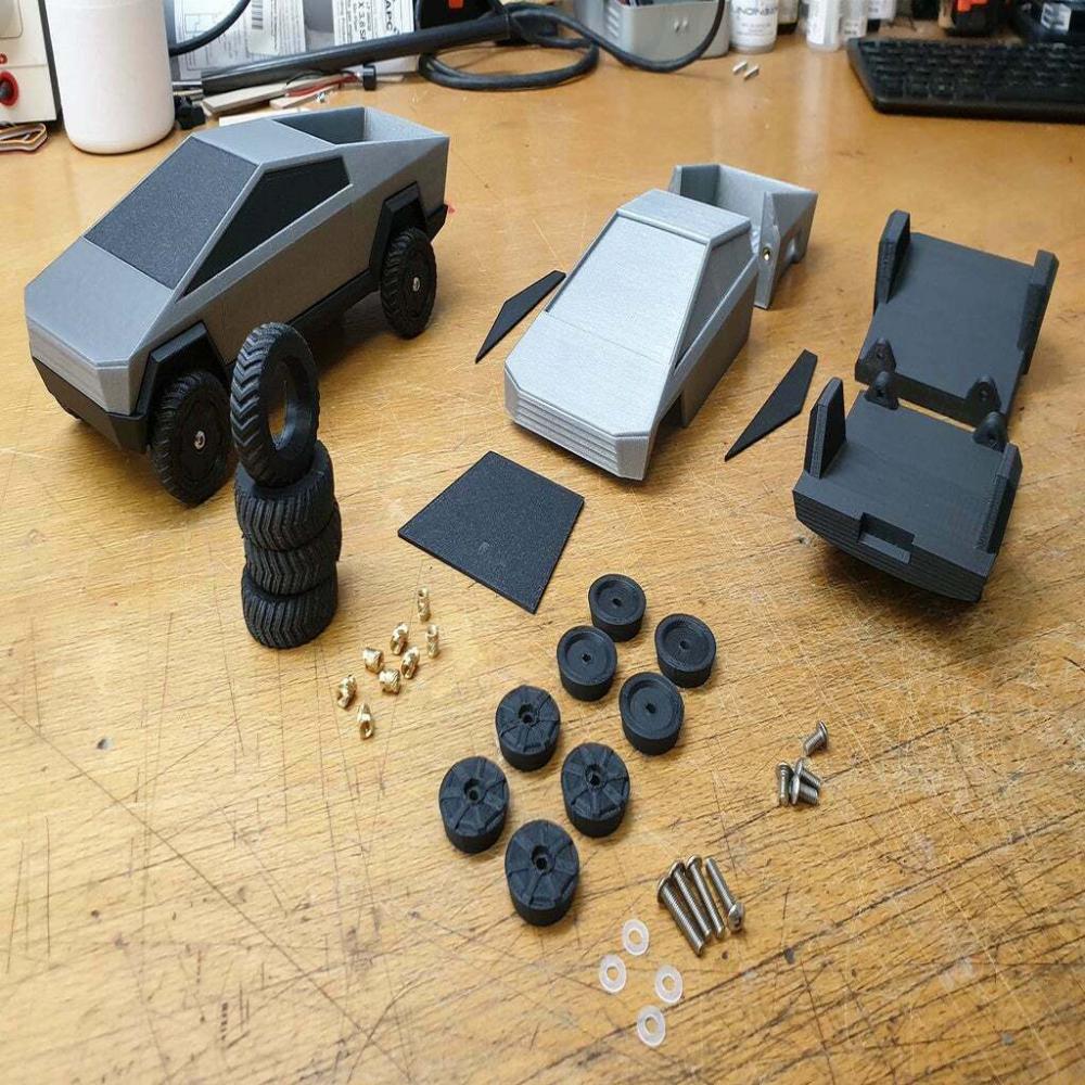特斯拉電動皮卡Cybertruck3D打印模型