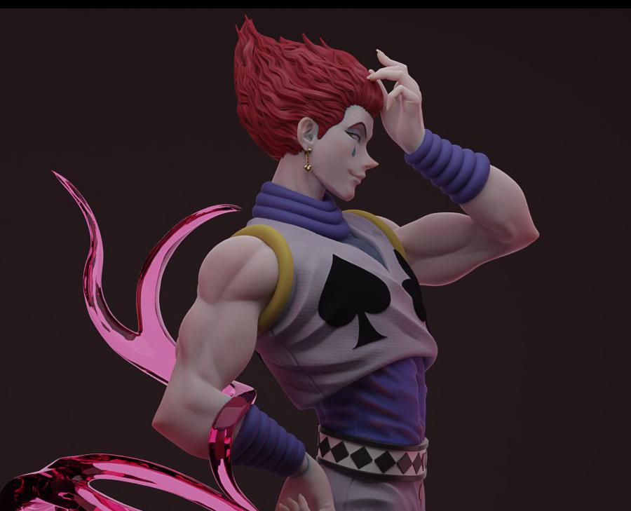 全職獵人 西索 背心肌肉臂3D打印模型