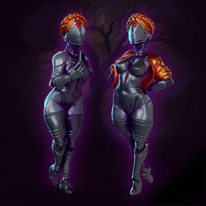 原子之心雙胞胎(豐滿版)3D打印模型