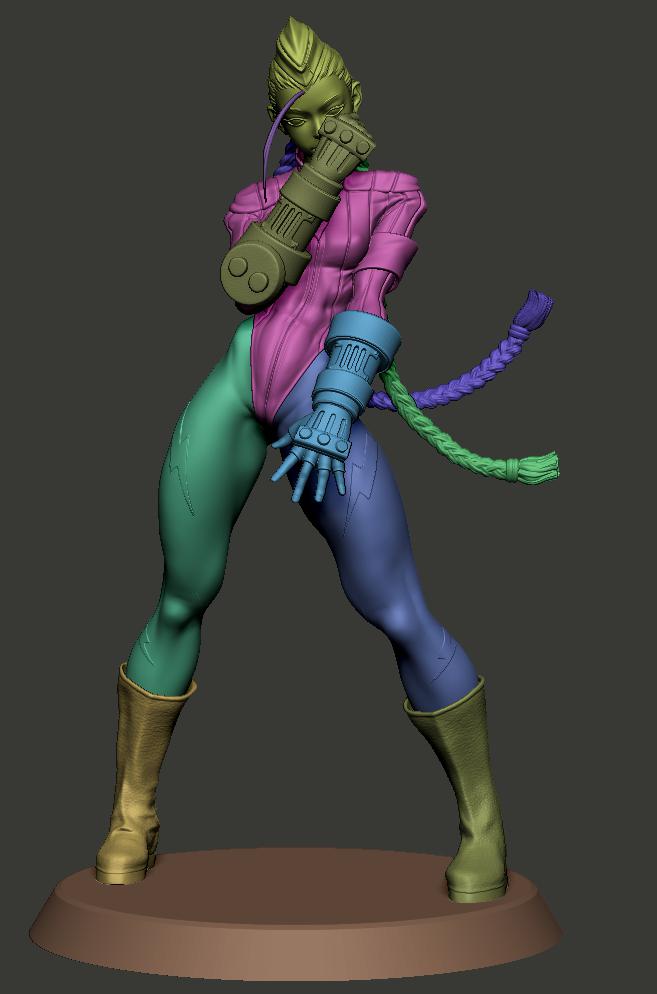 街頭霸王 嘉米·懷特  3D打印模型