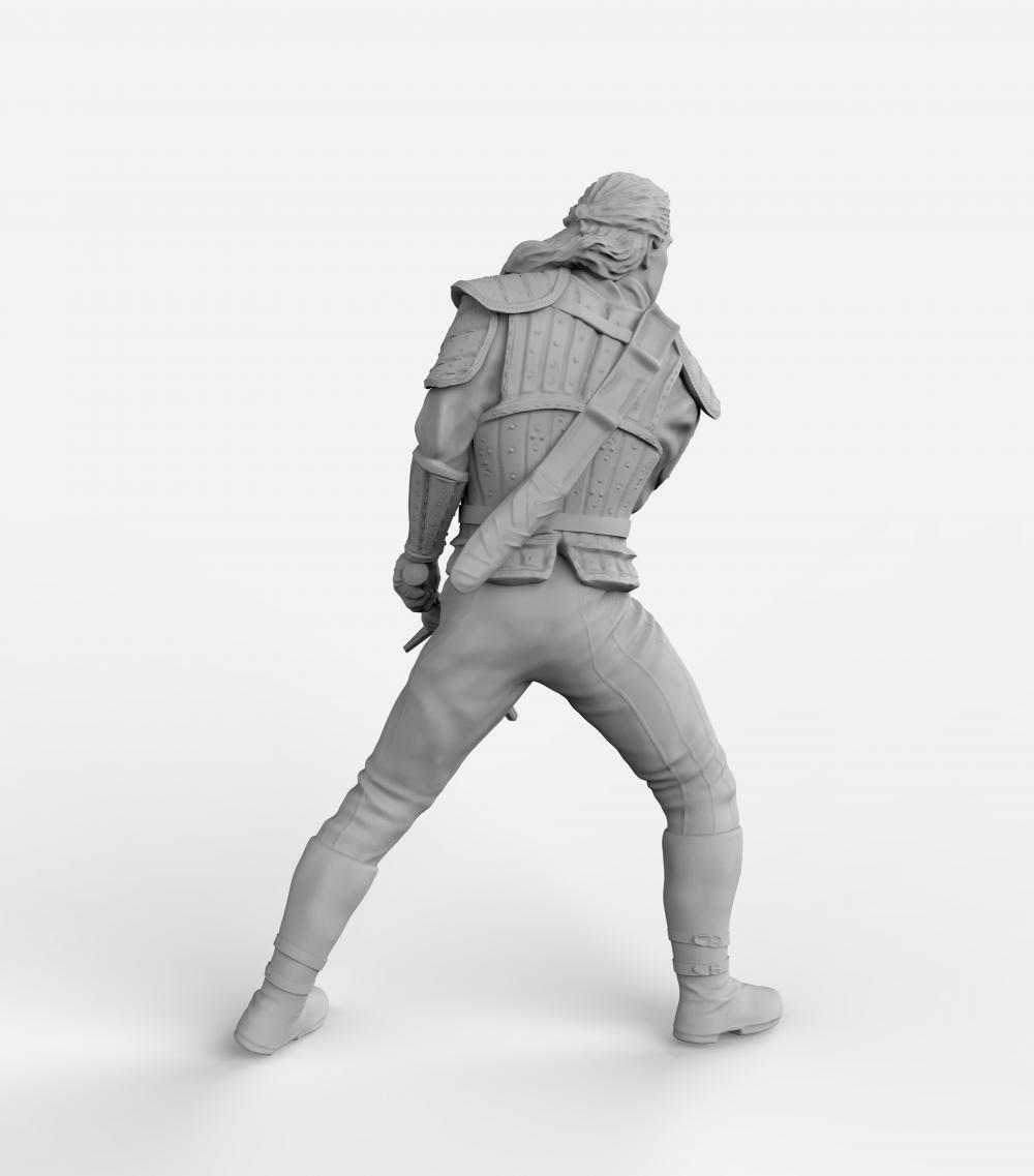 巫師 亨利·卡維爾3D打印模型