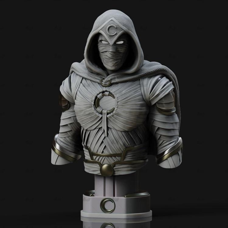 月光騎士Moon Knight 半身像3D打印模型