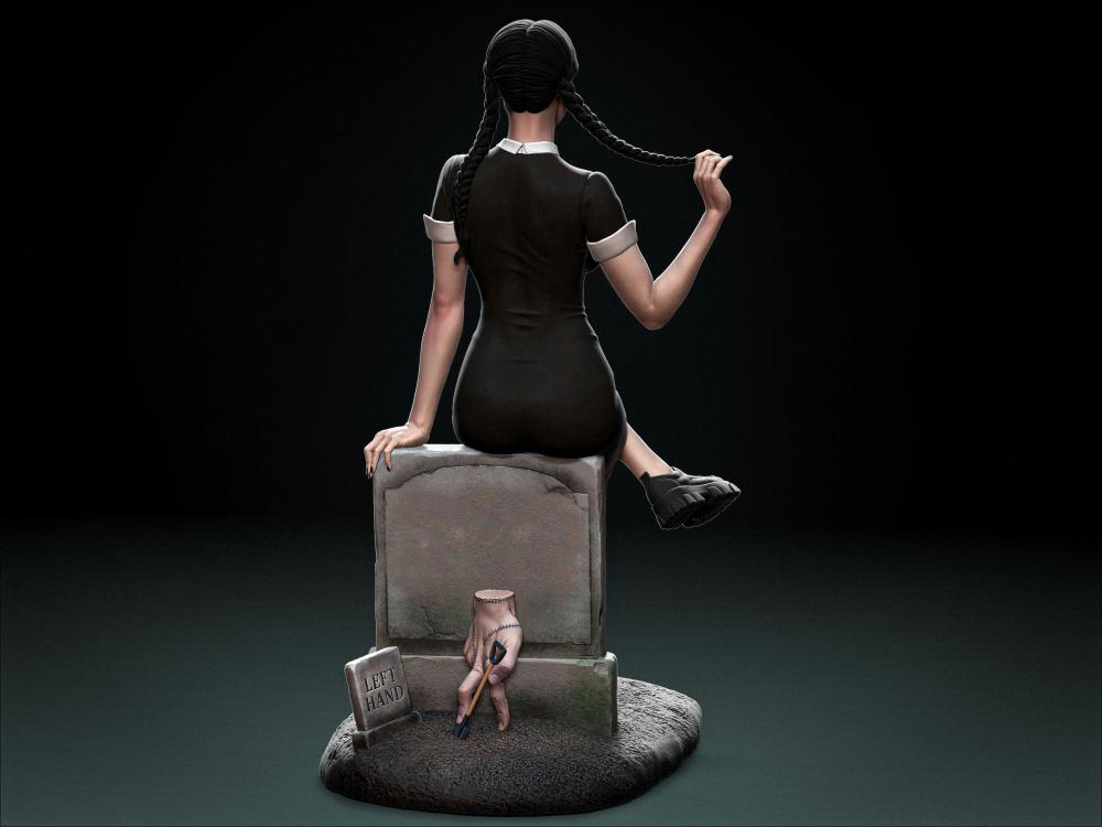 星期三 亞當(dāng)斯3D打印模型