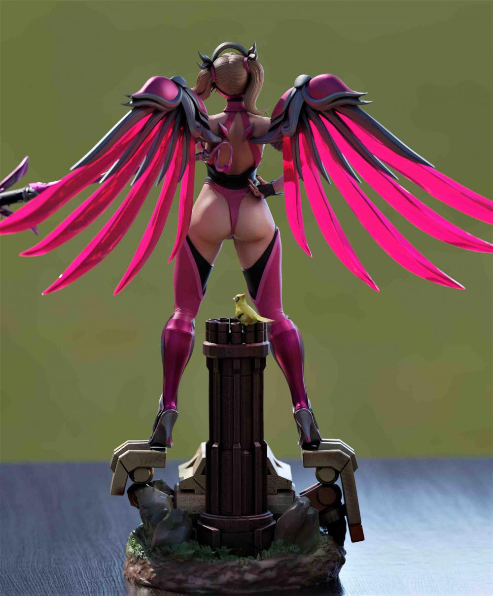 守望先鋒 天使3D打印模型