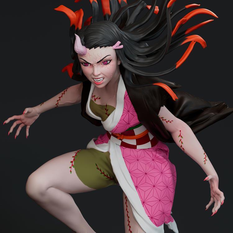 禰豆子nezko《鬼滅之刃》3D打印模型