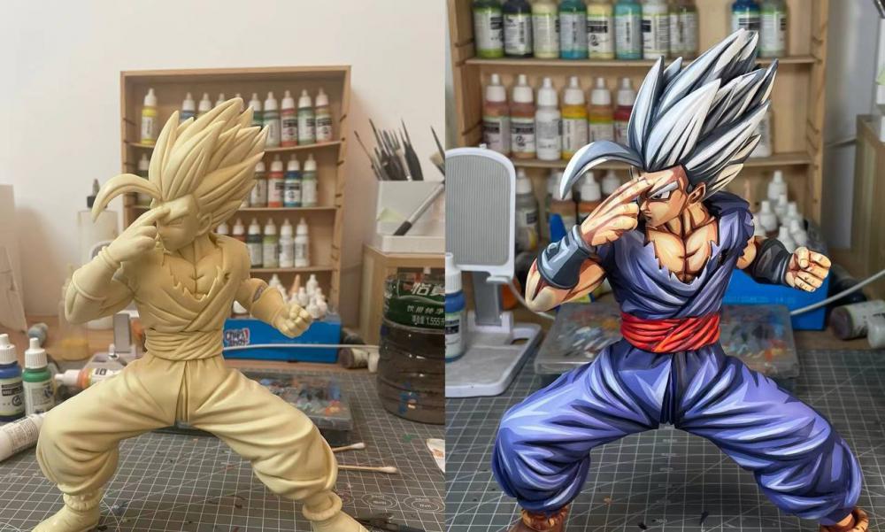 悟飯 魔貫光殺炮3D打印模型