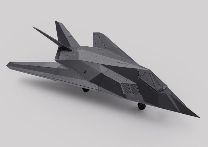F117隱身攻擊機(jī)3D打印模型