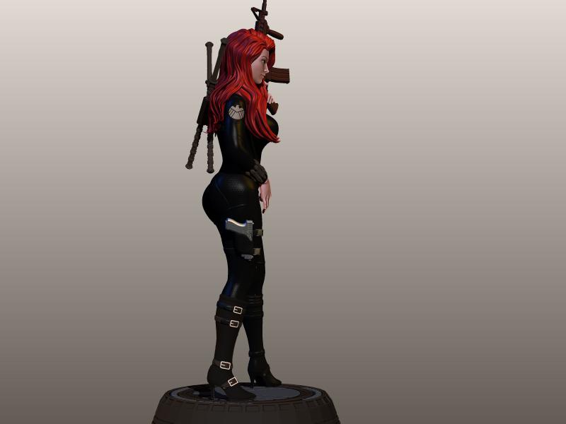 黑寡婦3D打印模型