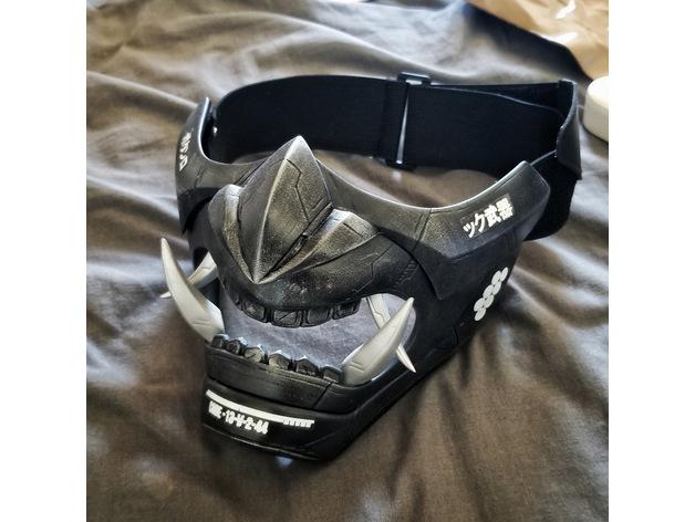 面具 惡魔朋克3D打印模型