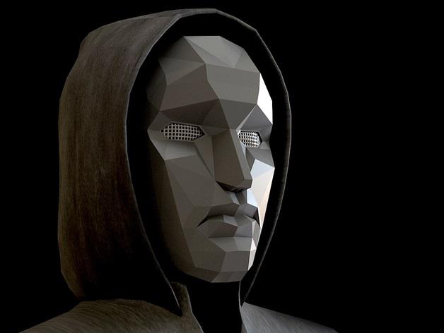 面具 魷魚游戲BOSS面具3D打印模型