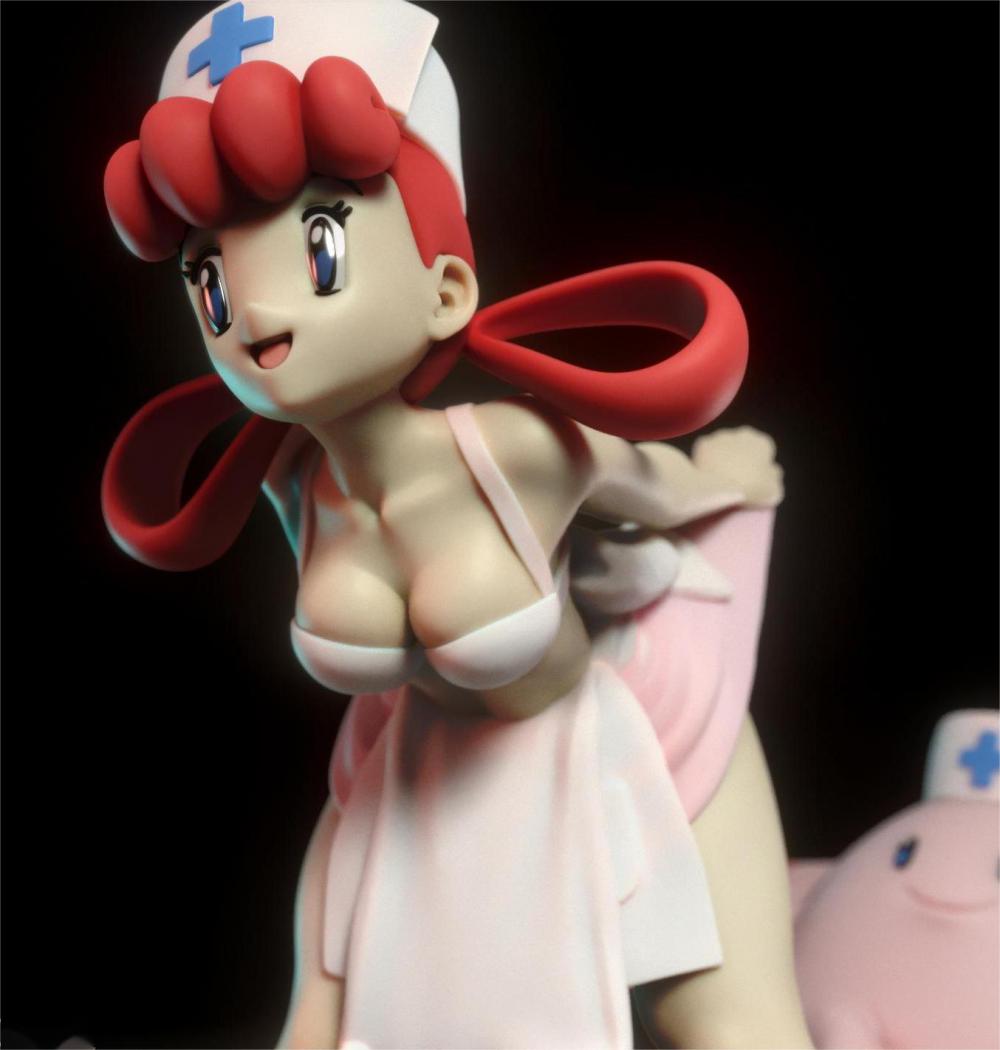 《神奇寶貝》喬伊和吉利蛋3D打印模型