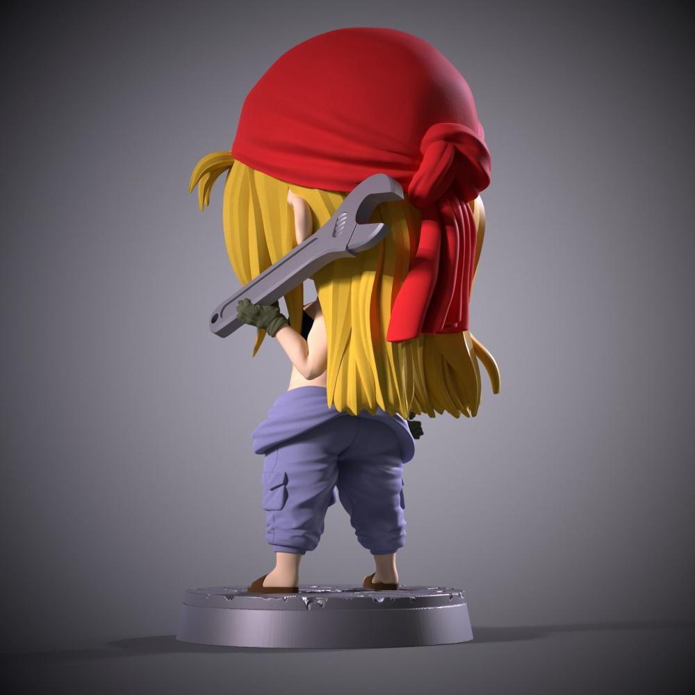 溫莉·洛克貝爾 Q版3D打印模型