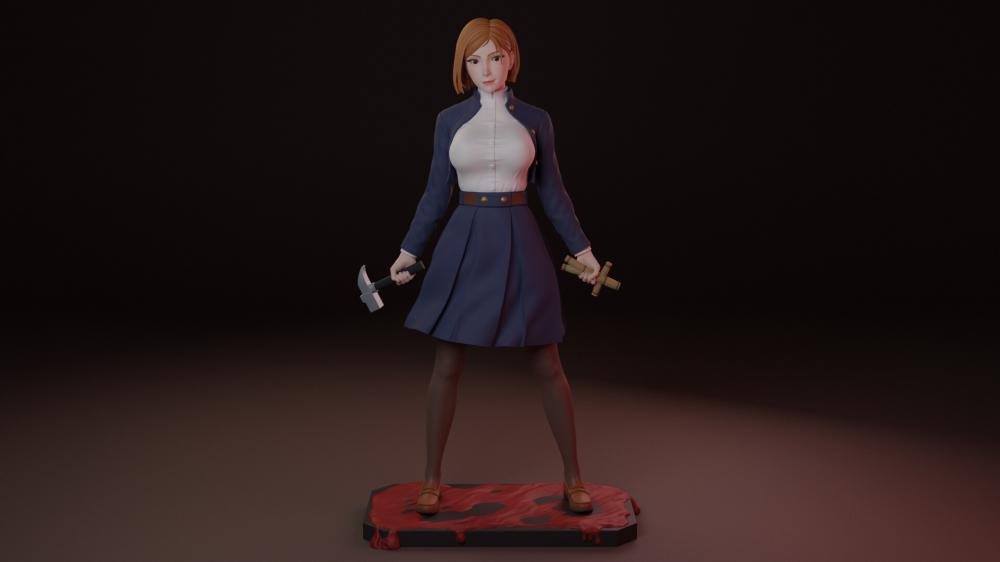 釘崎野薔薇  咒術回戰(zhàn)3D打印模型