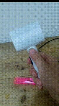 便攜無(wú)刷增壓暴力吹風(fēng)機(jī)3D打印模型