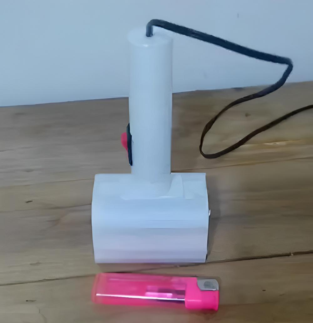 便攜無(wú)刷增壓暴力吹風(fēng)機(jī)3D打印模型