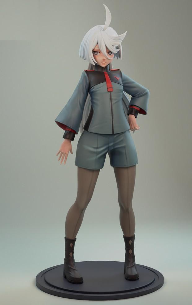 水星的魔女 米奧莉奈 白狐裝替換