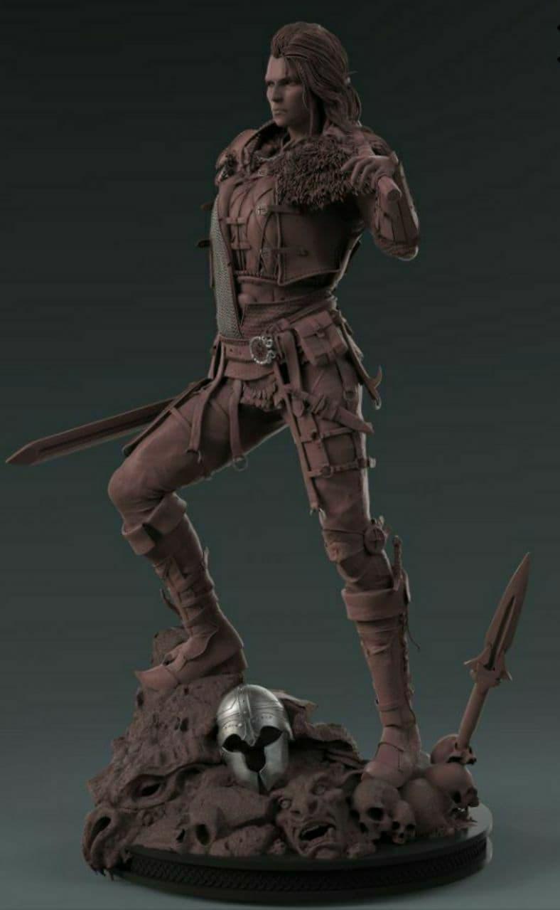 殺手女戰(zhàn)士3D打印模型