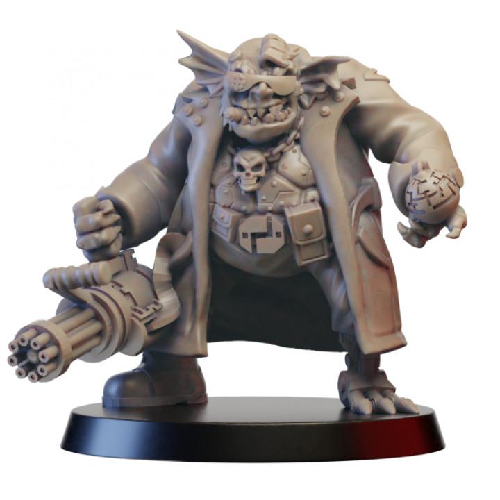 賽博朋克巨魔3D打印模型