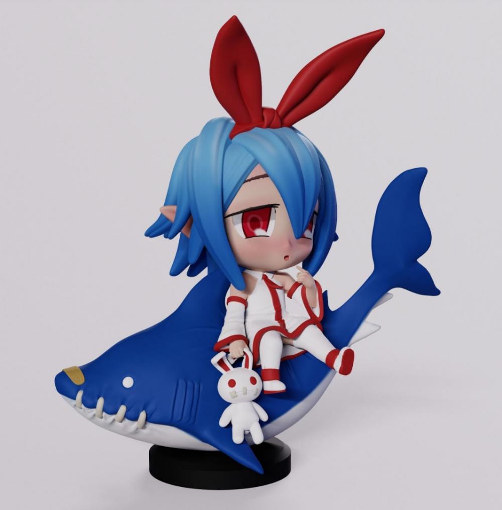 普利奈爾 Q版3D打印模型