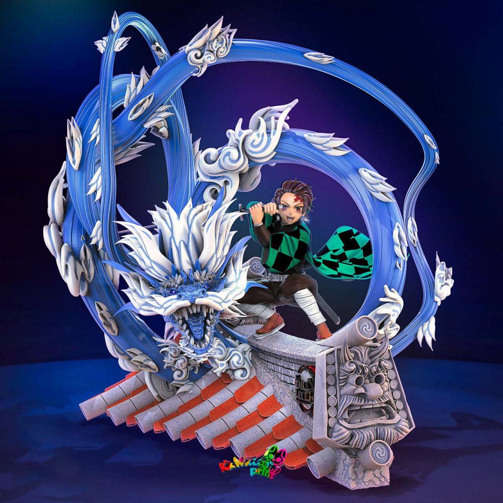 灶門炭治郎3D打印模型