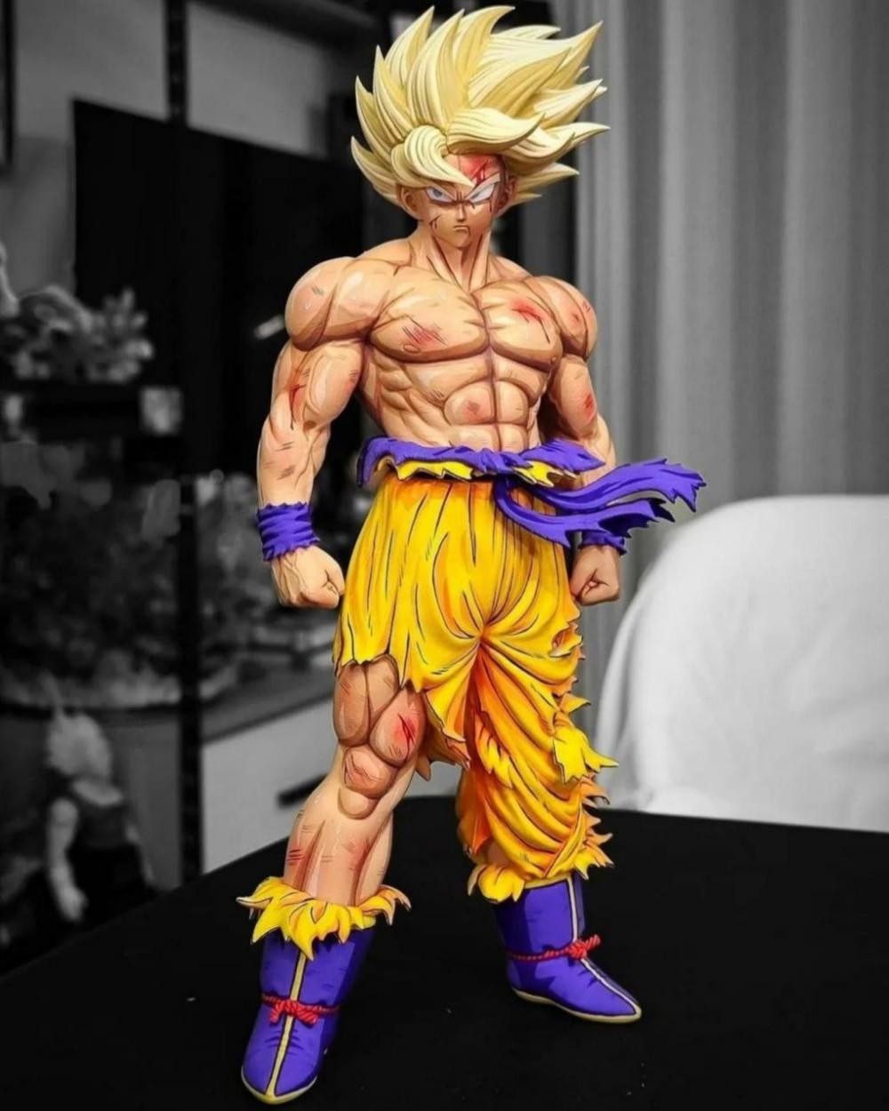 戰(zhàn)損悟空 +半身像3D打印模型