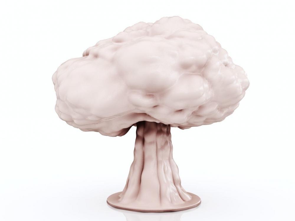 核爆炸臺(tái)燈3D打印模型