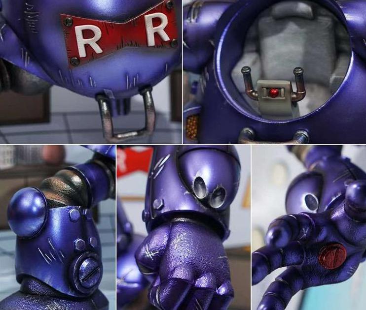 七龍珠 紅緞帶軍團 副官機器人3D打印模型
