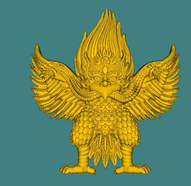 大鵬鳥3D打印模型