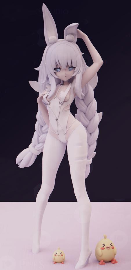 碧藍(lán)航線 惡毒站3D打印模型