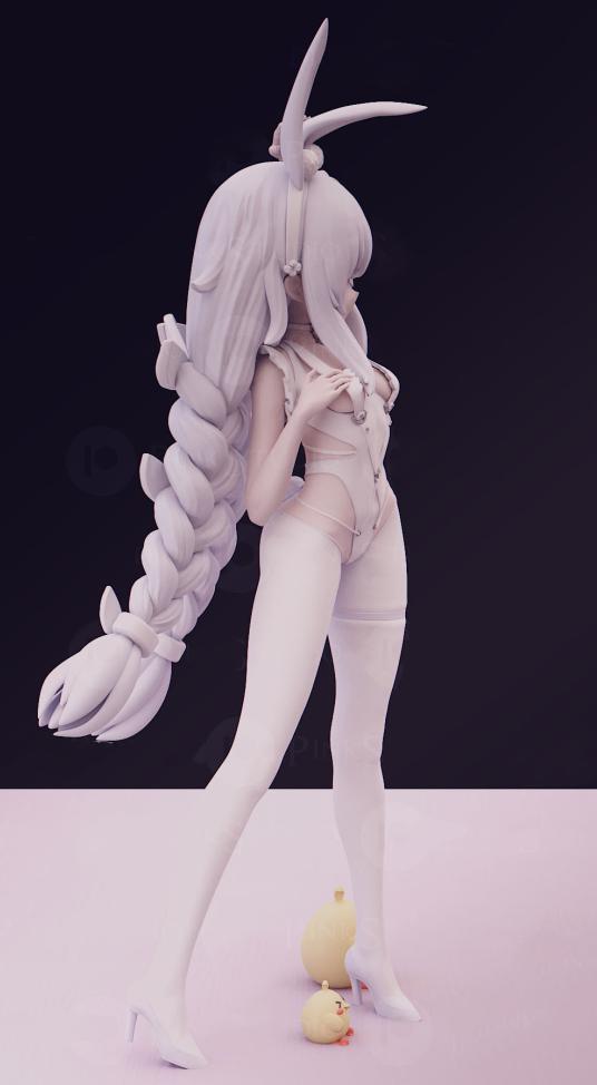 碧藍(lán)航線 惡毒站3D打印模型