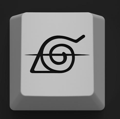 火影忍者鍵帽3D打印模型