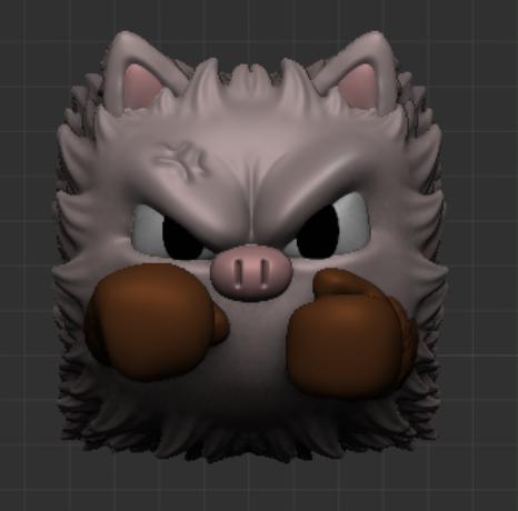 火爆猴鍵帽3D打印模型