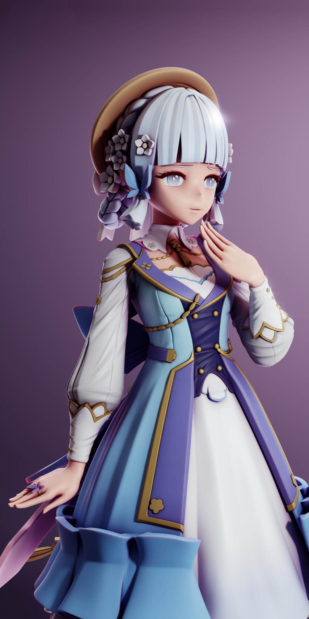 神里綾華3D打印模型