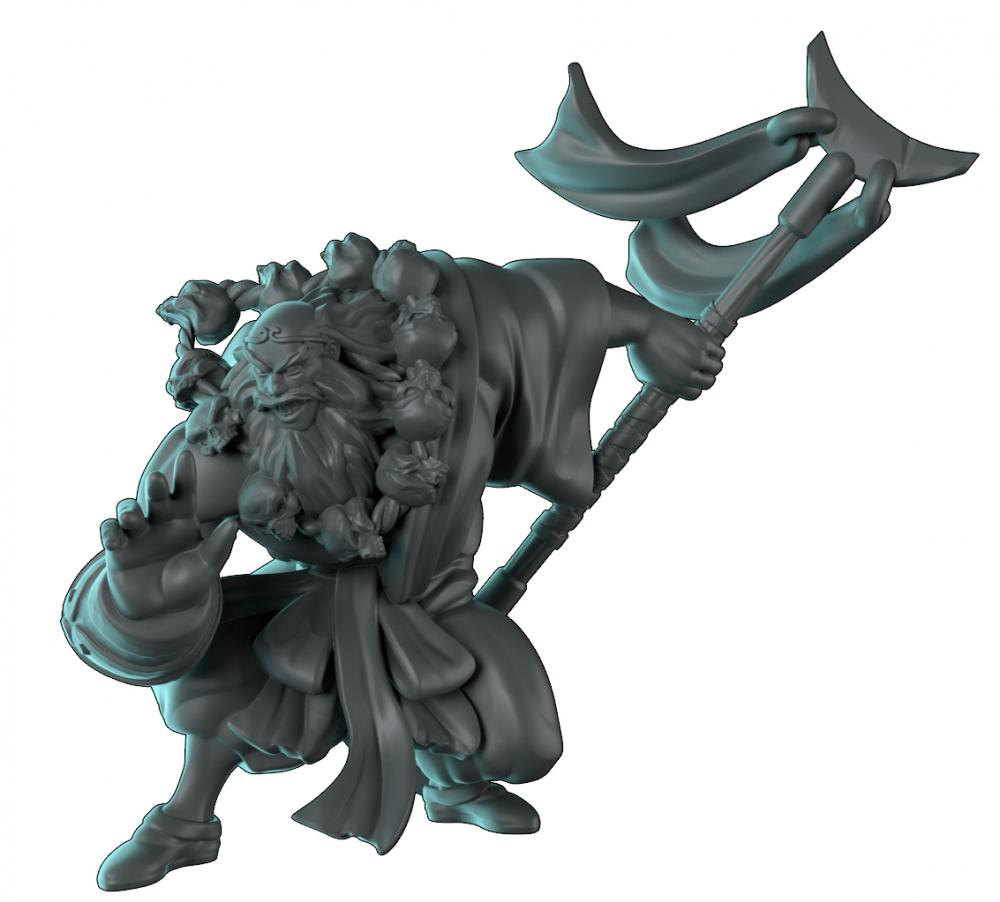 中國神話-西游記-沙僧3D打印模型