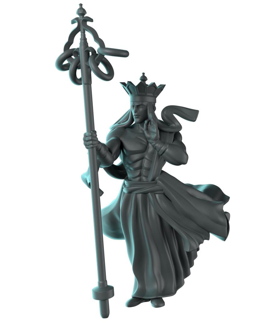 中國神話-西游記-唐僧3D打印模型