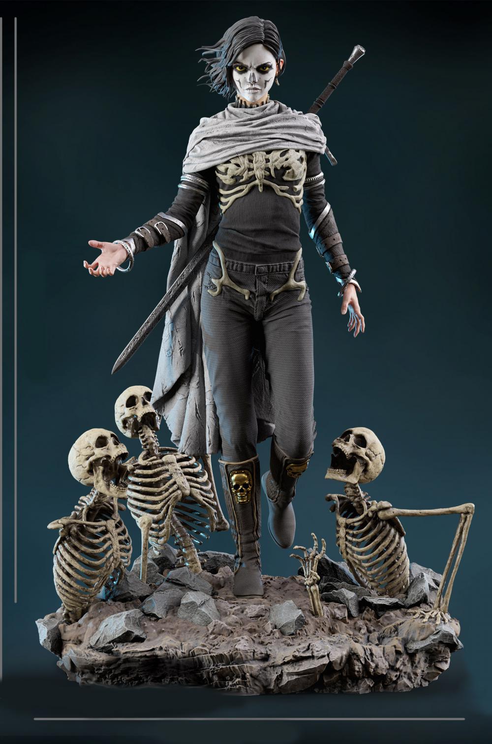 哈羅第九宮  骷髏殺手 哈羅3D打印模型