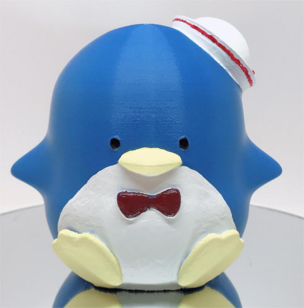 可愛小企鵝3D打印模型