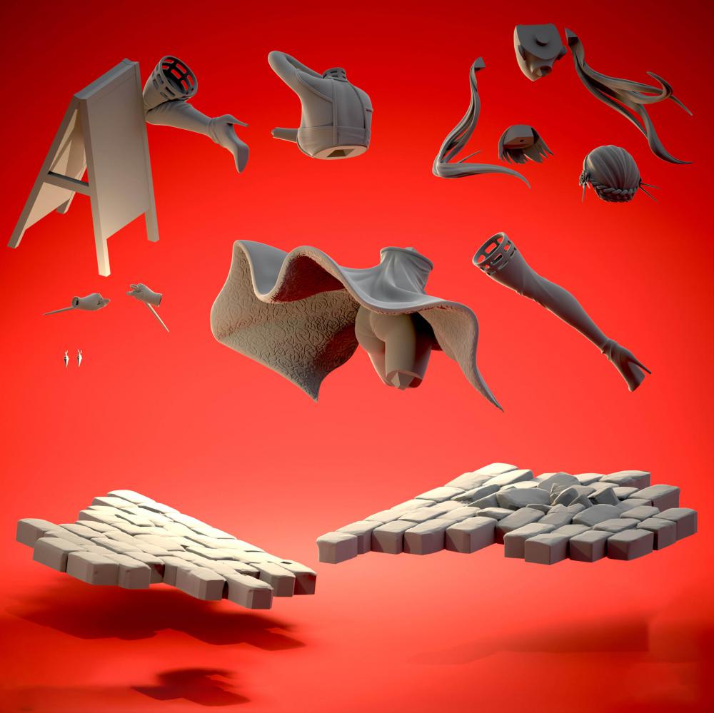 約爾 福杰3D打印模型