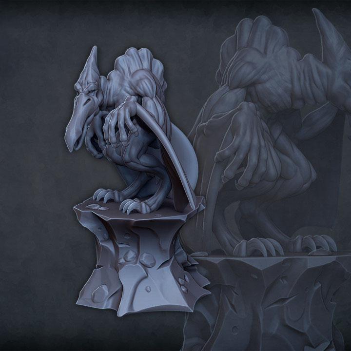 翼龍人3D打印模型