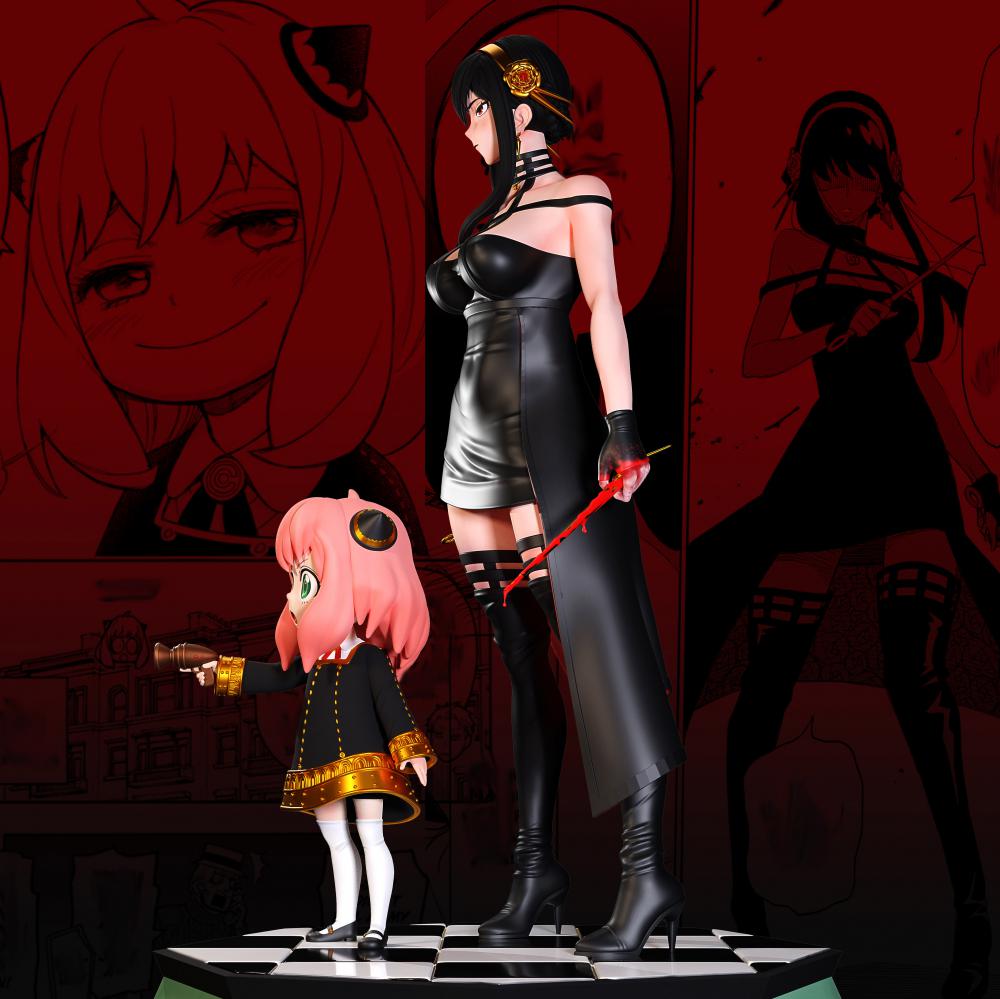 間諜過家家 阿尼亞 約爾3D打印模型