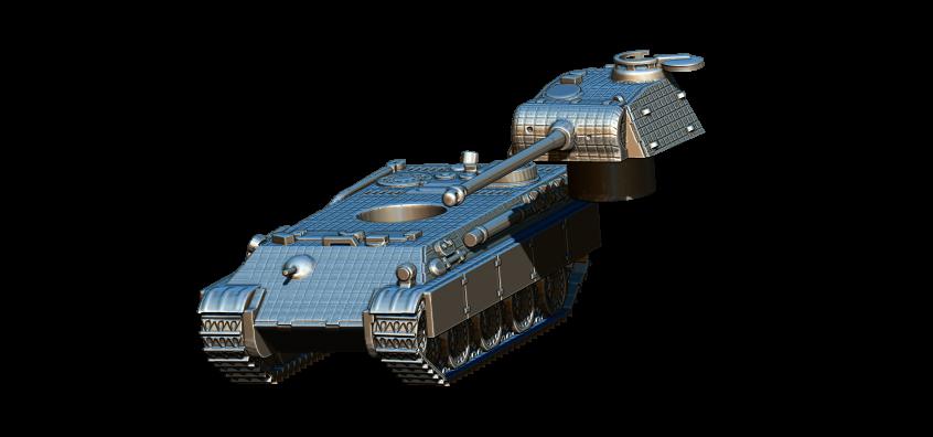 黑豹坦克的最后一戰(zhàn)3D打印模型